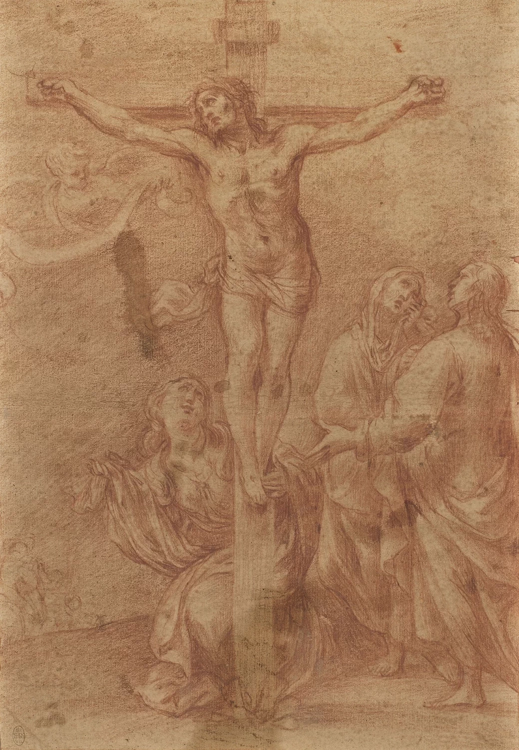 Giovan Battista Crespi, detto Cerano - Cristo sulla Croce, con Santa Maria Maddalena, la Vergine e San Giovanni, Royal Collection, attribuito